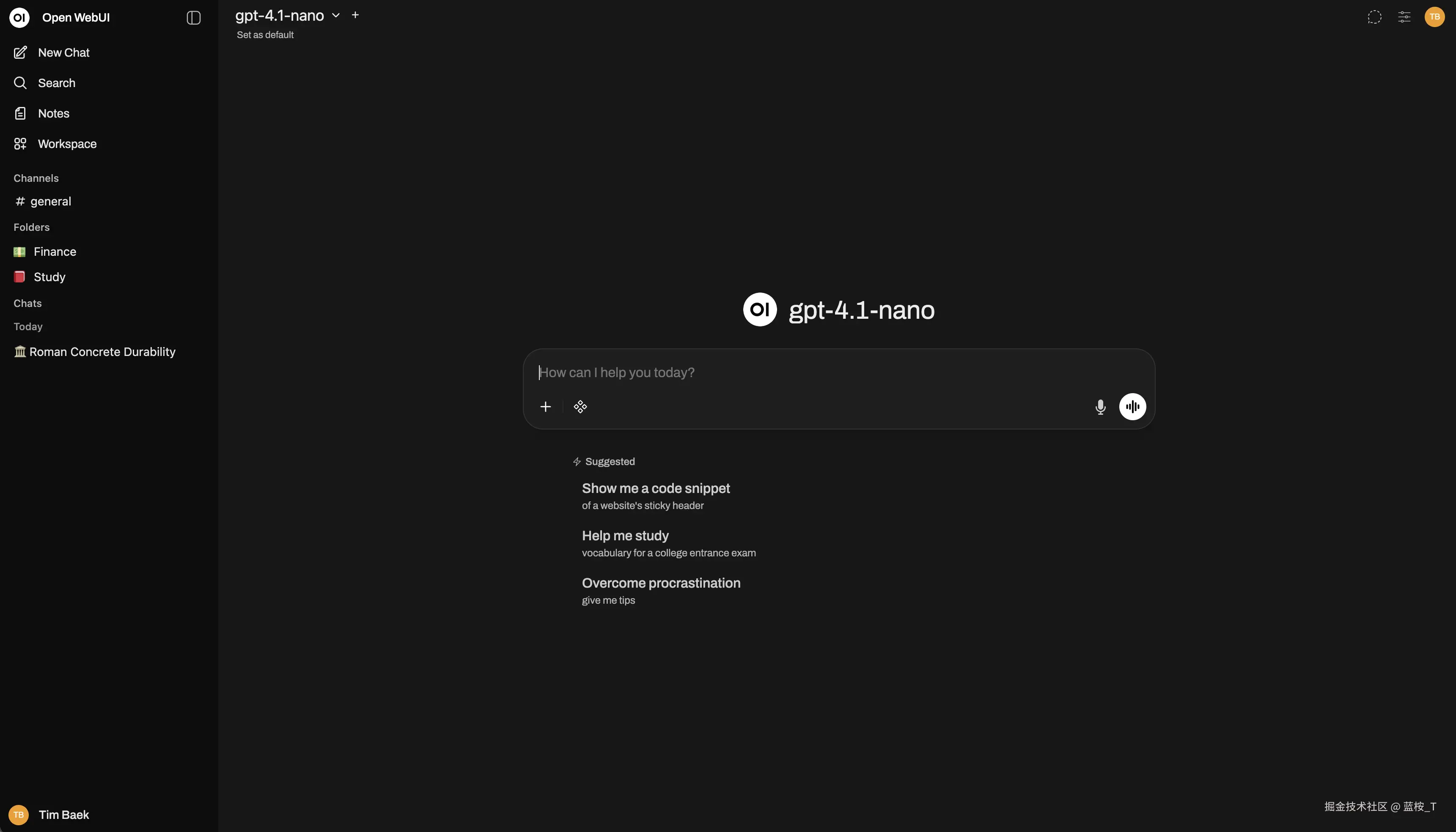 Open WebUI — 本地 Ollama 的 ChatGPT 风格图形界面