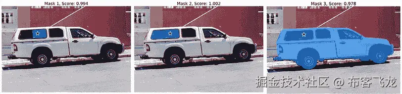 一辆侧面有绿色星星的白色卡车 自动生成的描述