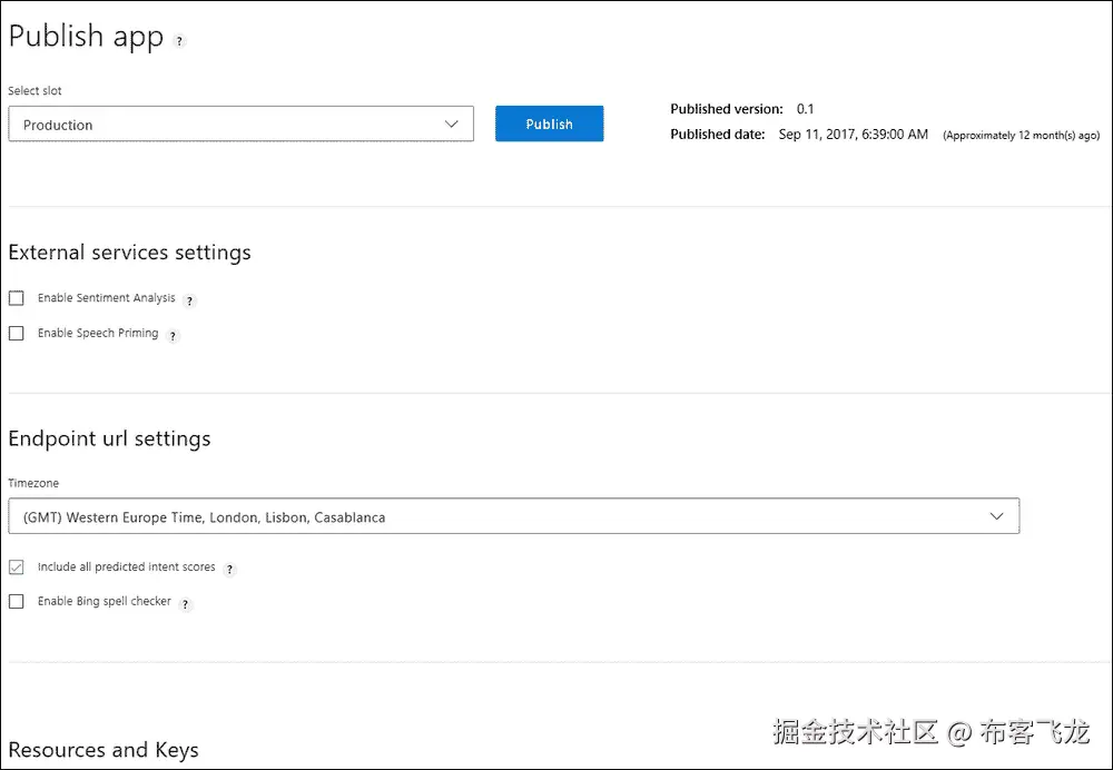 训练和发布模型