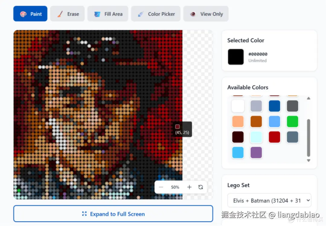 DIY拼出来的油画-佬玩乐高积木像素画吗-积木拼豆-看看有没有人玩