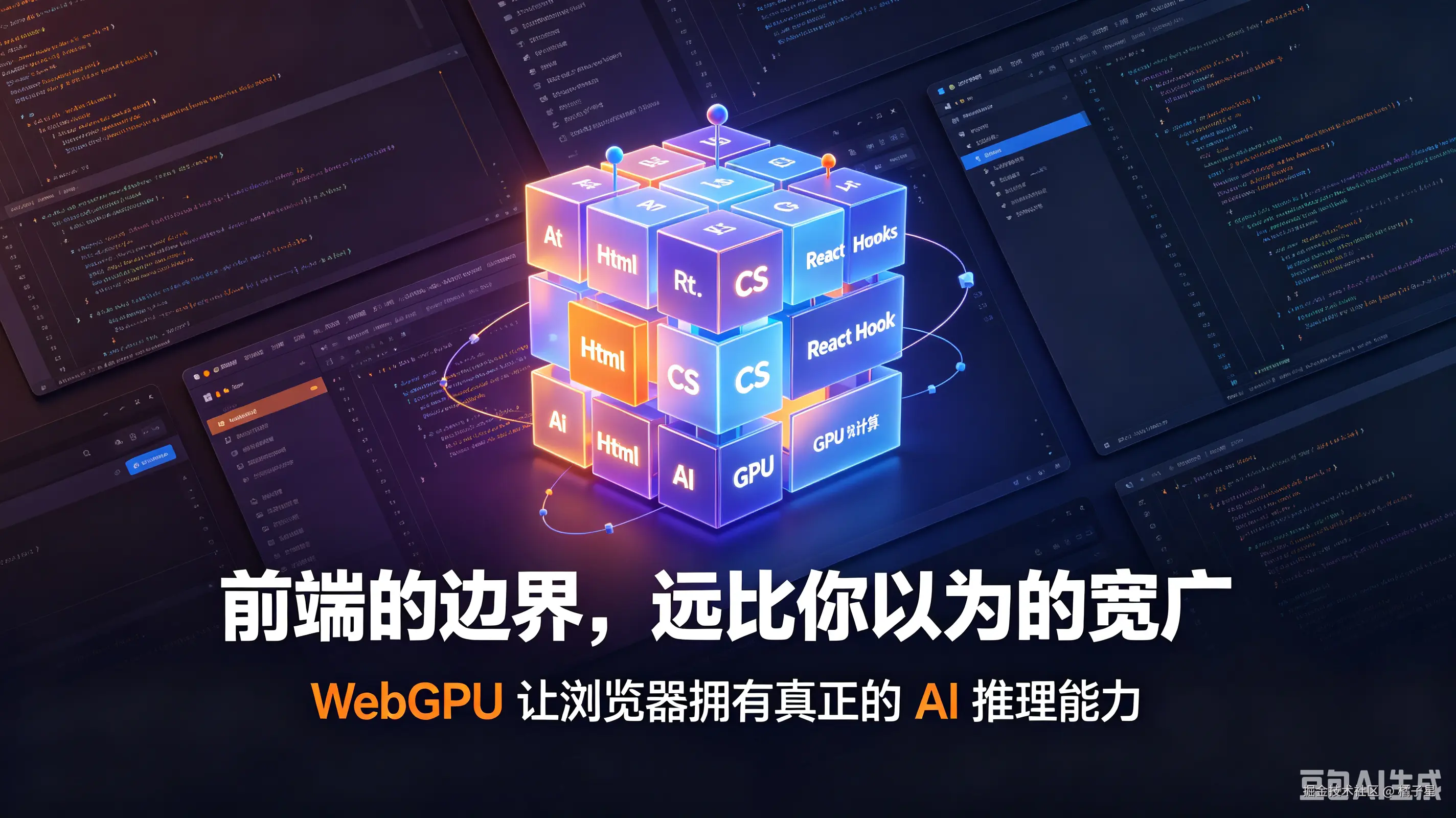 我一个前端切图仔，凭什么能在浏览器里跑大模型？