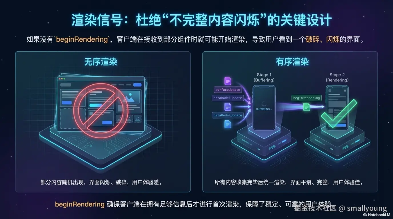 beginRendering 消息详解