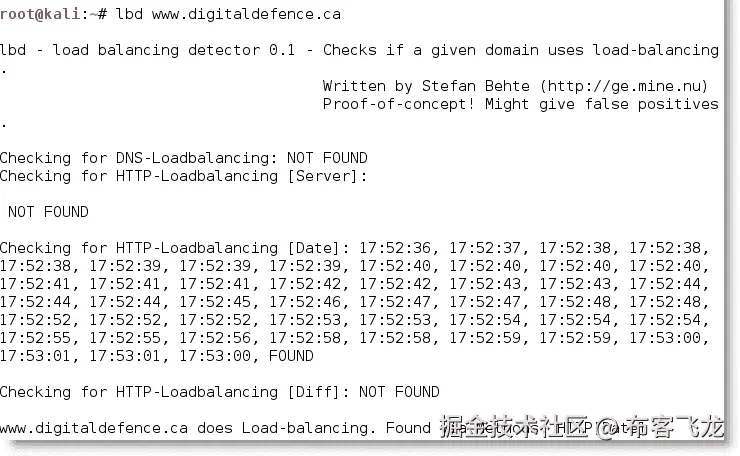 对网站进行侦察