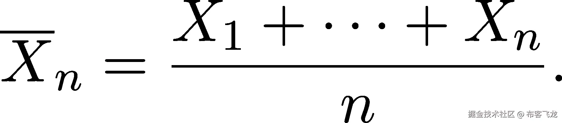 -- X1-+-⋅⋅⋅+-Xn- Xn = n . 