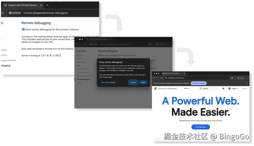 Chrome DevTools MCP 支持直接连接活跃浏览器会话