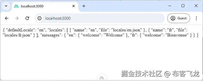 图 8.3：显示翻译数组输出