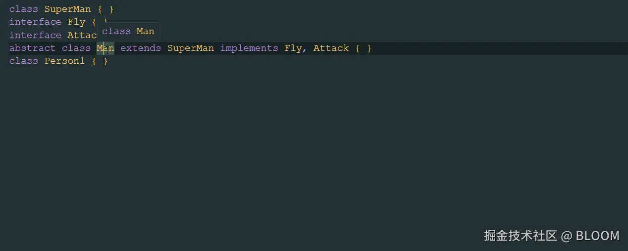 生成类注释演示