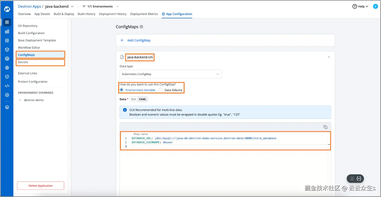 更新ConfigMap和Secret数据
