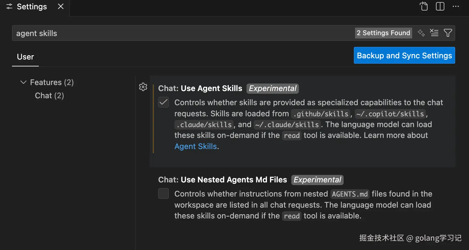 启用 Agent Skills