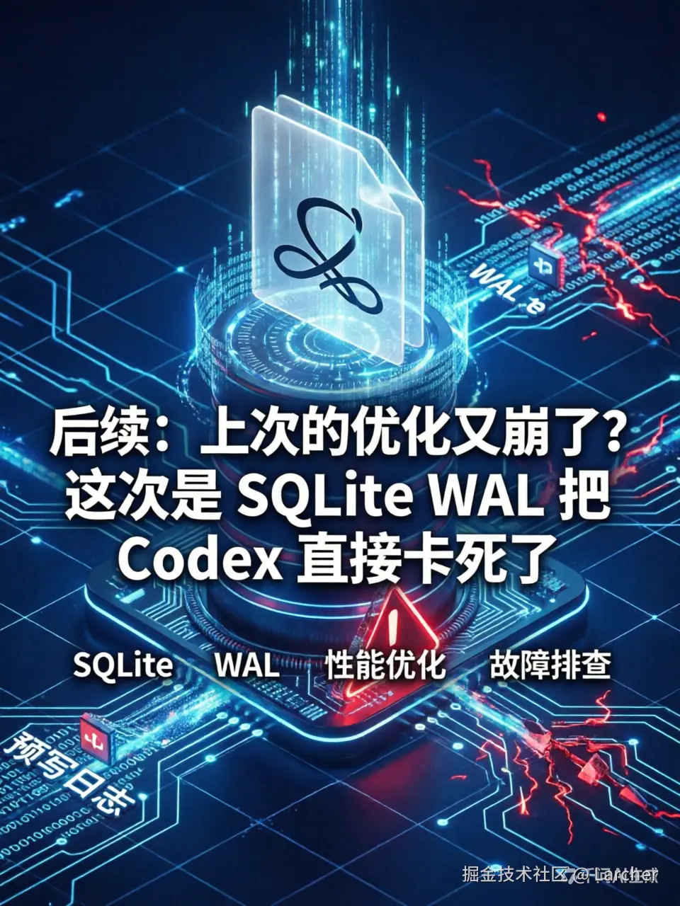 后续：上次的优化又崩了？这次是 SQLite WAL 把 Codex 直接卡死了
