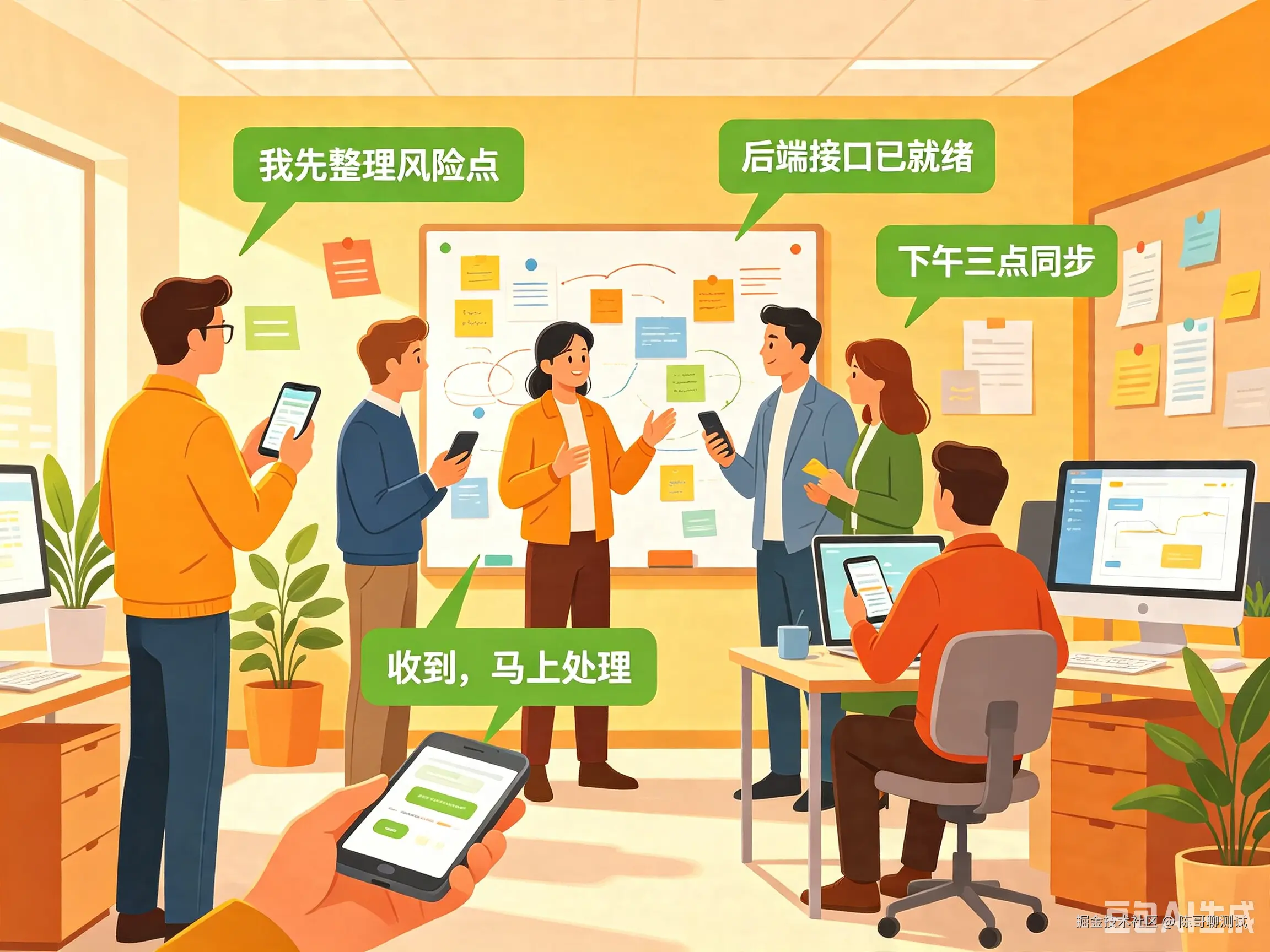 微信沟通