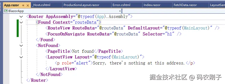ASP.NET Core Blazor 路由配置和导航