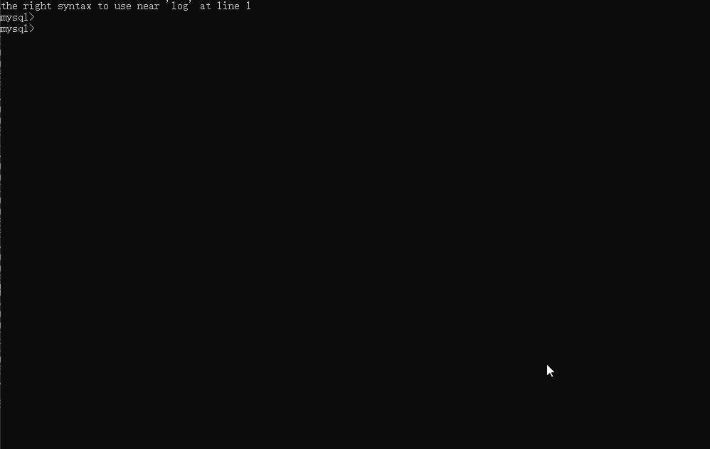mysqlbinlog查看日志文件