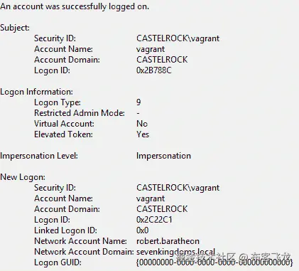 图 5.16 – 执行 Pass-the-Hash 攻击的主机上的事件 4624