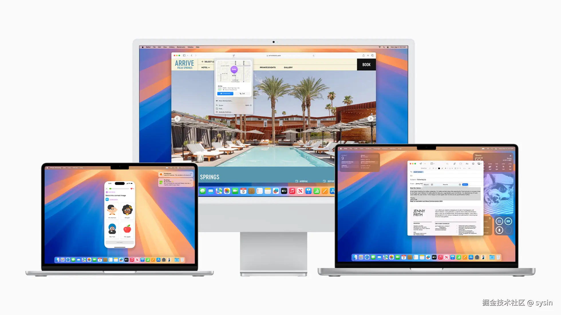 macOS Sequoia 推出 iPhone 镜像功能，为 Safari 浏览器、视频会议等体验带来多项更新；同时，Apple 智能将于下月起登陆 Mac。