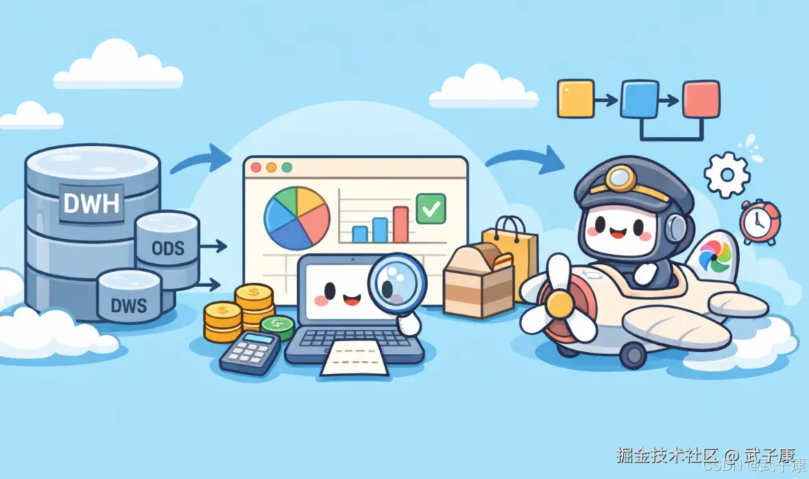 大数据-250 离线数仓 - 电商分析 Hive 数仓 ADS 层订单分析实战：全国/大区/城市分类汇总与 Airflow 调度