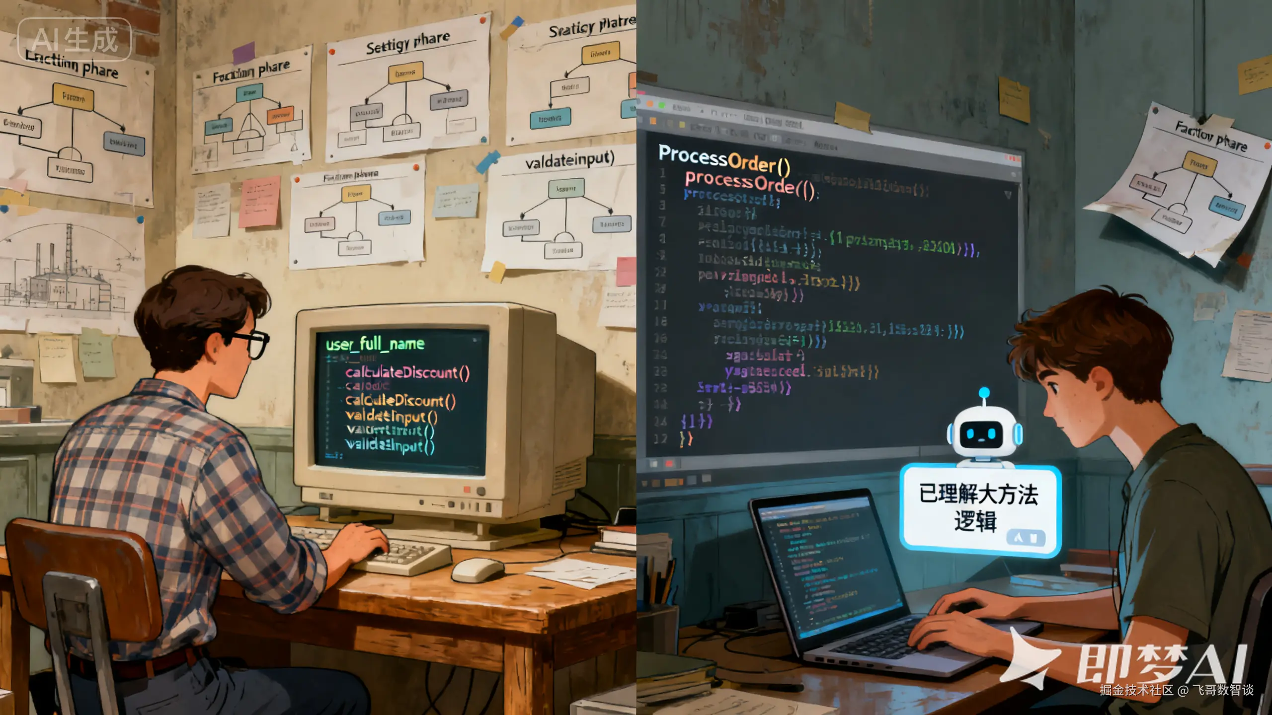 jimeng-2025-10-27-9563-AI 用的越久，越觉得__编程范式变了__。  以前写代码： _ 变量名要清晰；....png