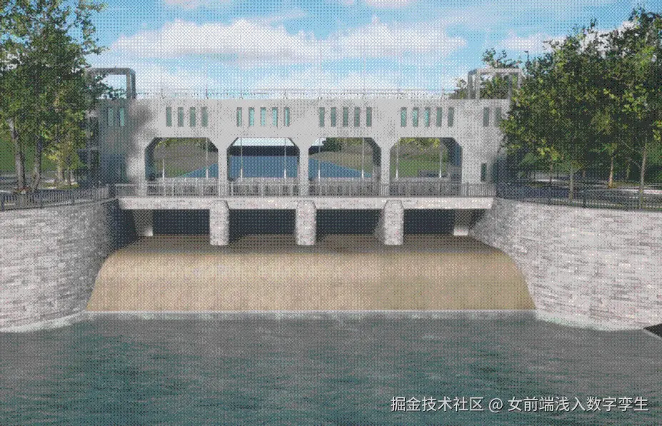开闸放水模拟.gif