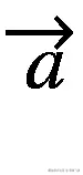 \overrightarrow{a}