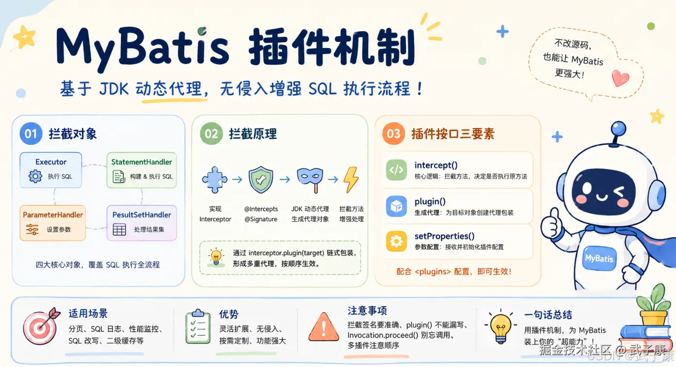Java-14 深入浅出 MyBatis 插件机制深度解析：四大对象拦截与动态代理原理