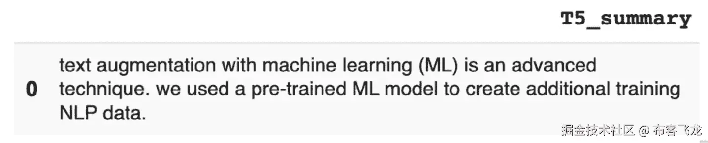 图 6.22 – 摘要 T5 NLP 引擎 – 3