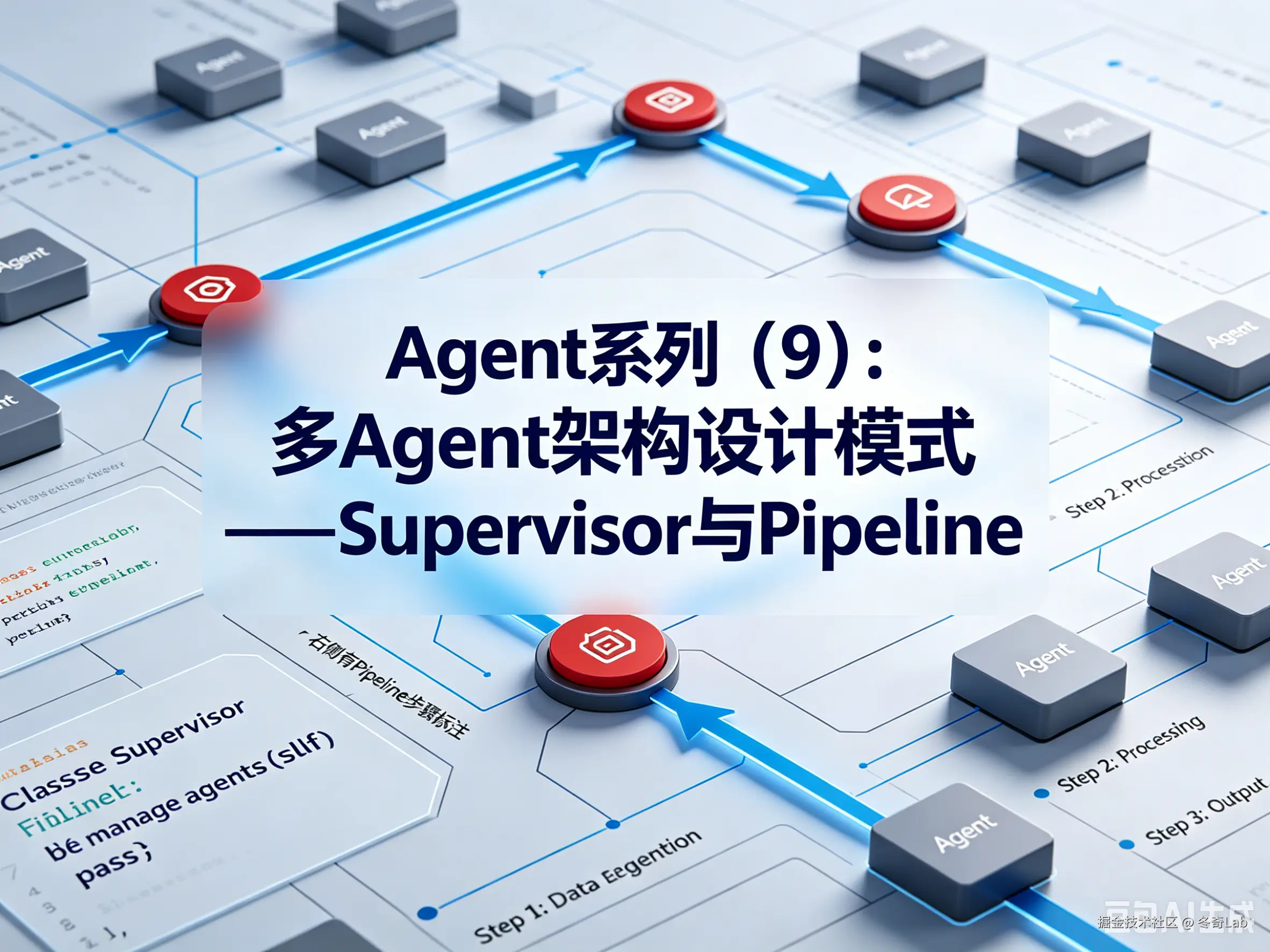 Agent 系列（9）：多 Agent 架构设计模式——Supervisor 与 Pipeline