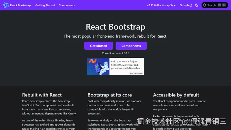 React Bootstrap