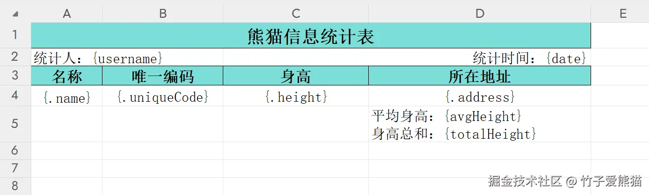 混合填充模板