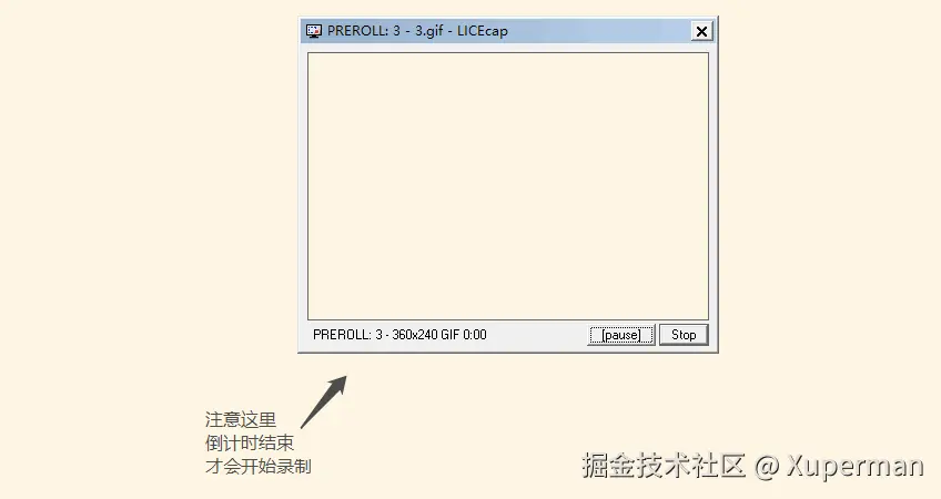 点击录制按钮后，有3秒的倒计时