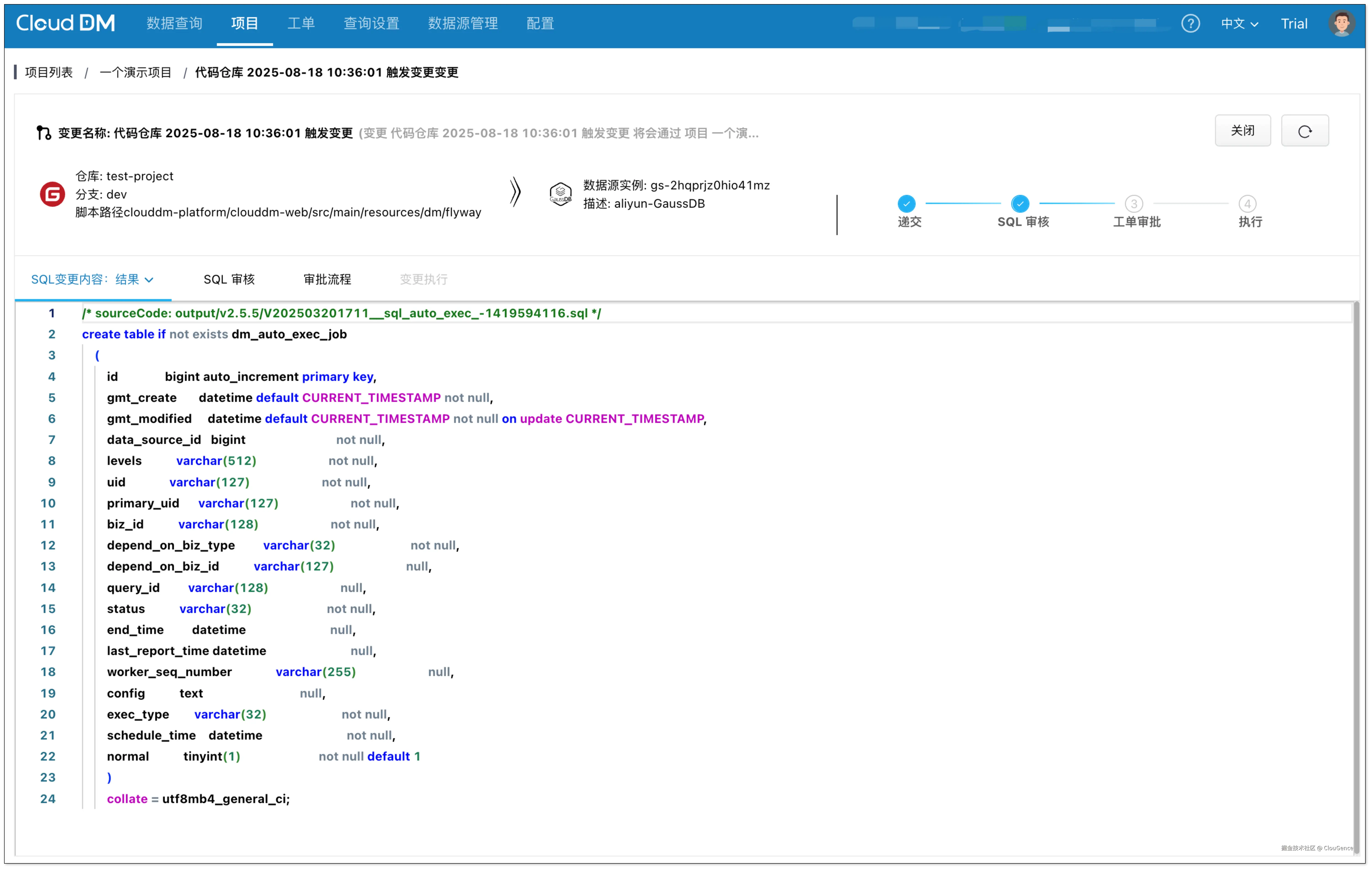查看发布流过程详情