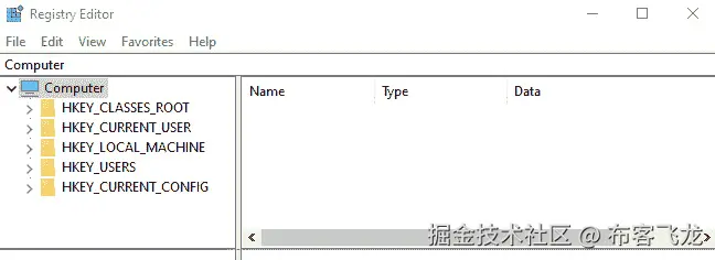 图 9.2 – 注册表编辑器