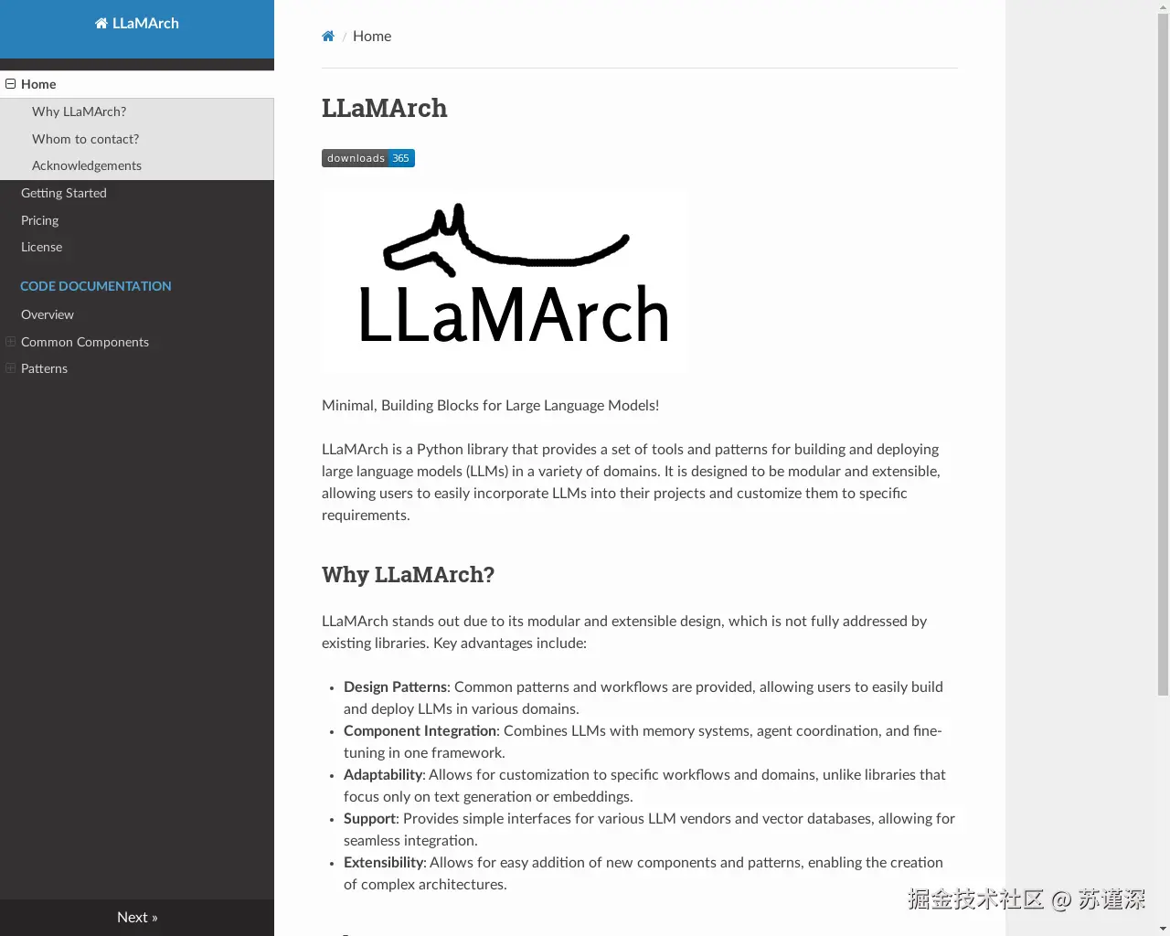 Show HN：LLaMArch – 简约化的大型语言模型构建模块 - 项目截图