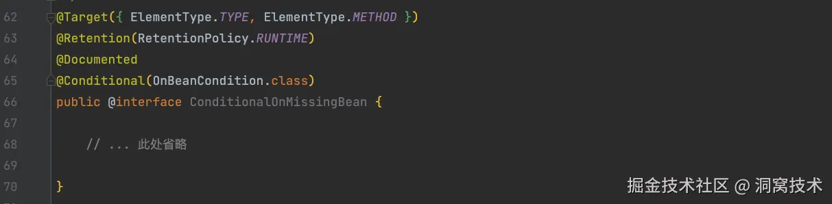 ConditionalOnMissingBean