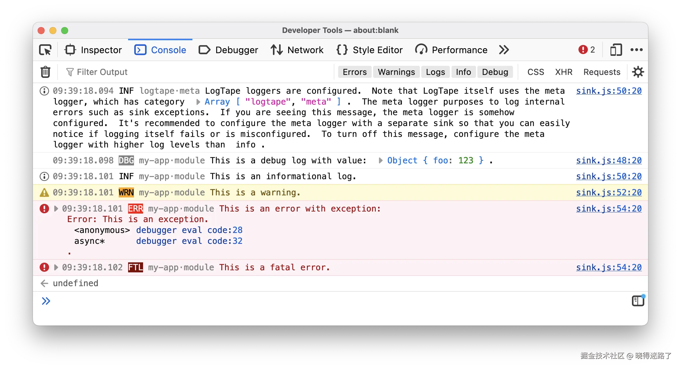 web-console