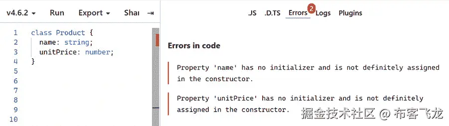 图 2.22 – 类属性上的类型错误