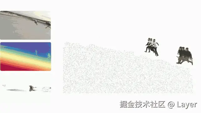 Depth Anything 3 支持从单视角到多视角的任意视角数量，实现完整视觉空间重建