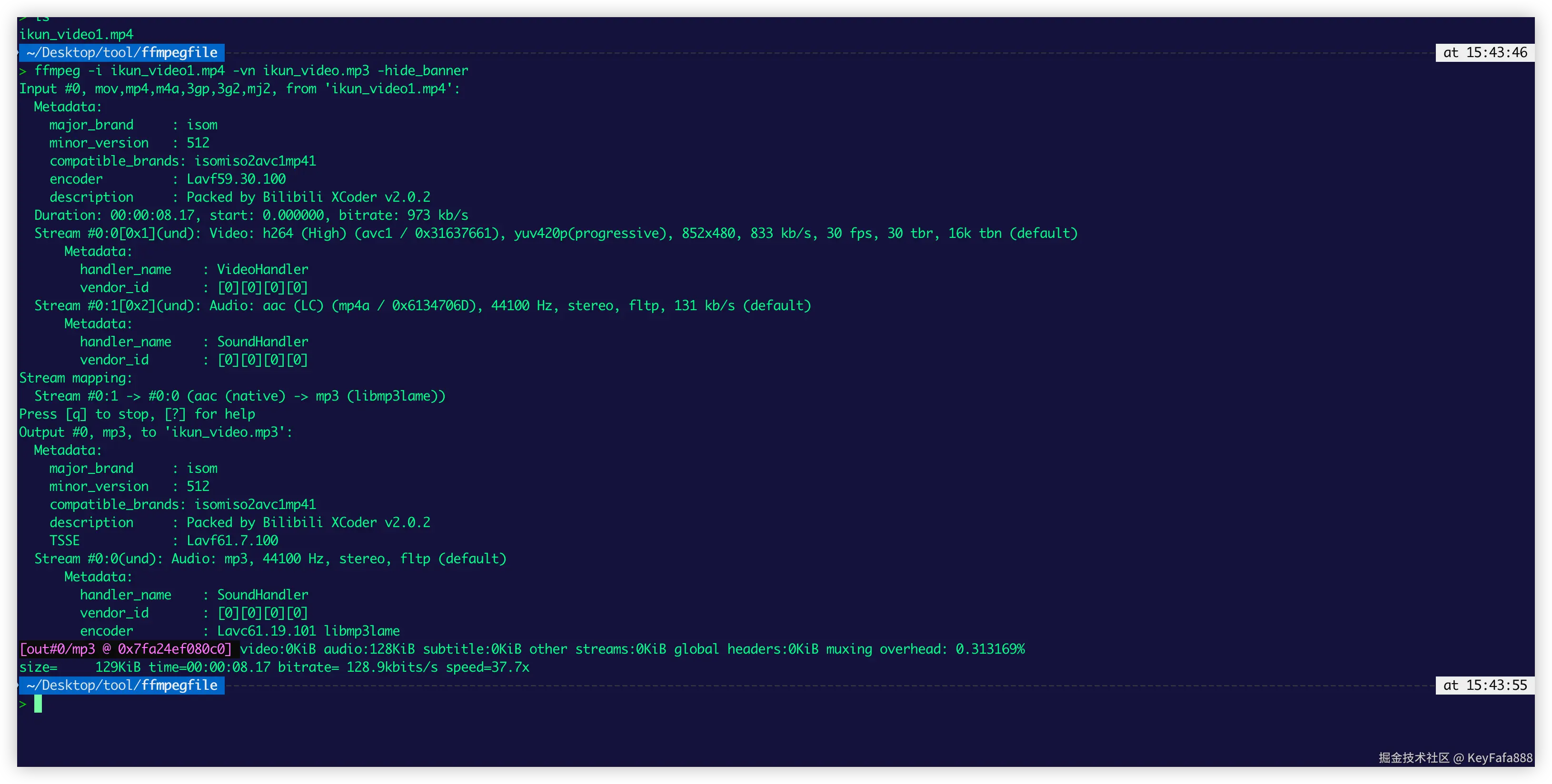 直接使用的-vn命令