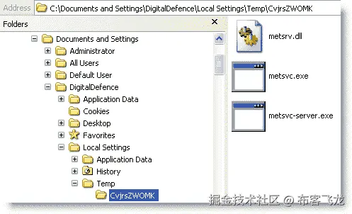 使用 metsvc 脚本