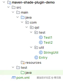 明细配置项目结构