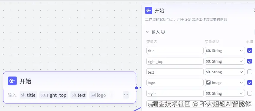 开始节点