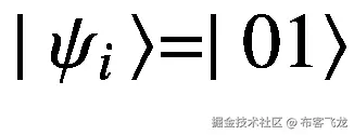 \mid {\psi}_i\left\rangle =\mid 01\right\rangle