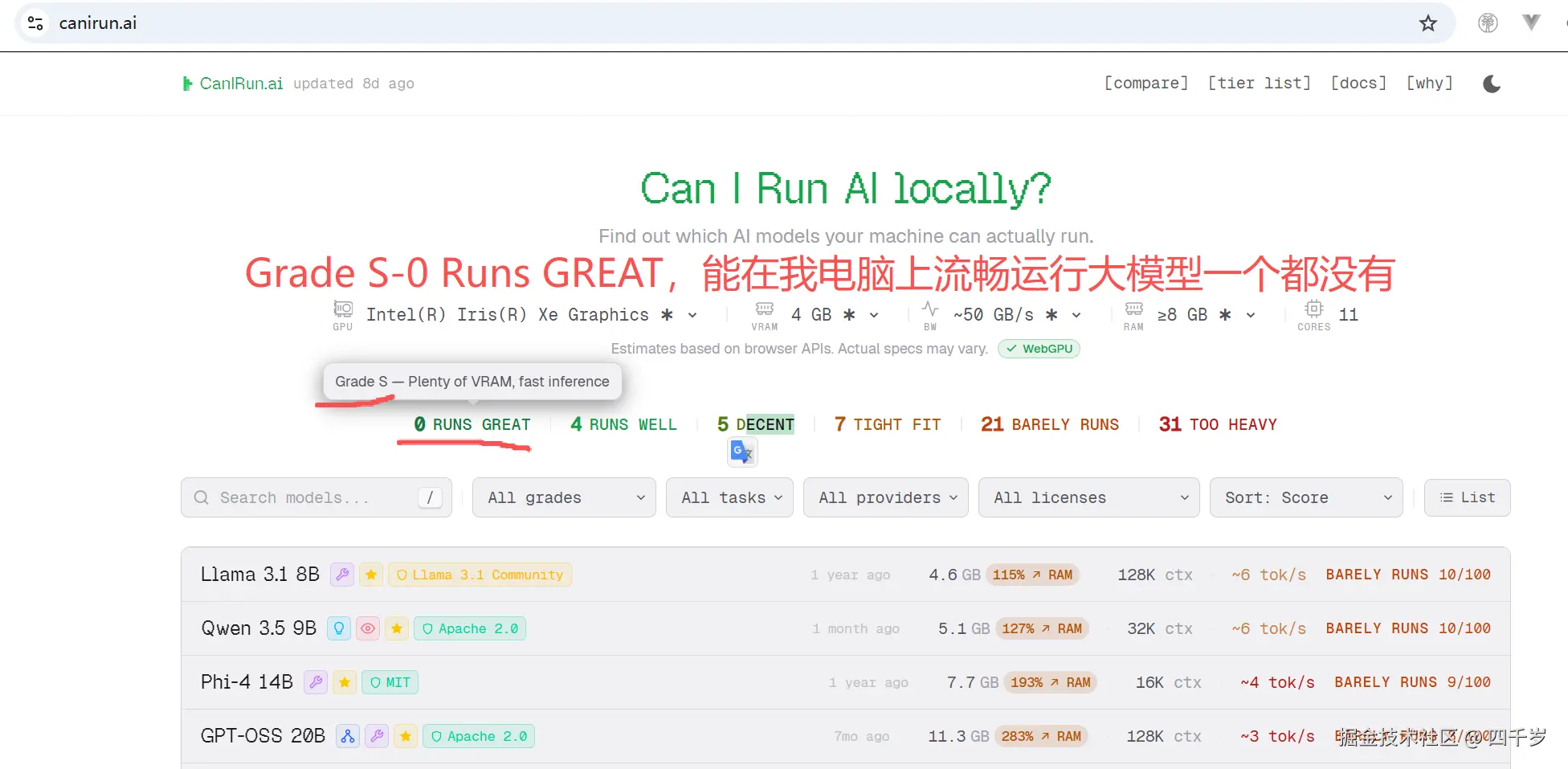 S级-运行流畅的大模型