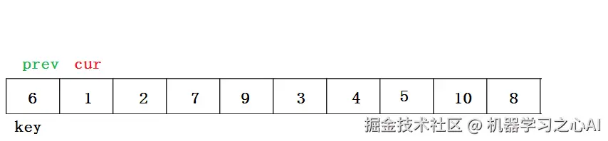 快排前后指针法1