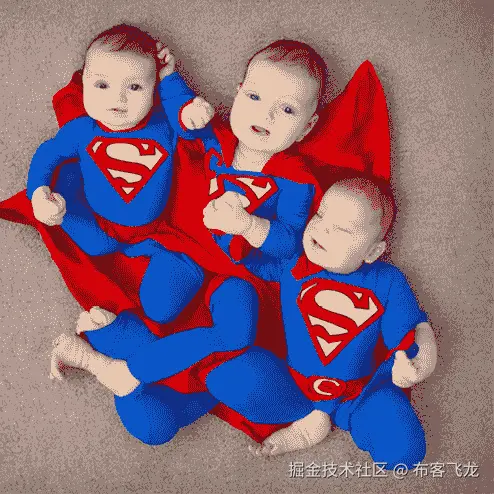 一群穿着超级英雄服装的婴儿  自动生成的描述