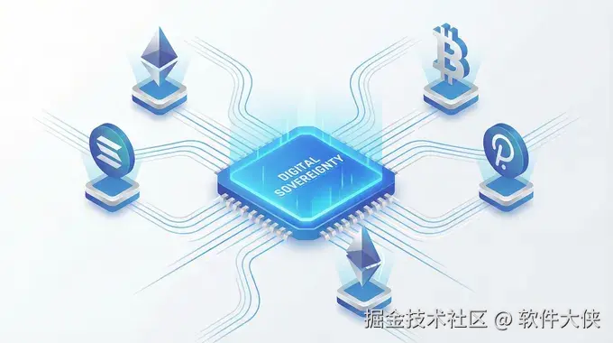 Web3数字钱包概念图