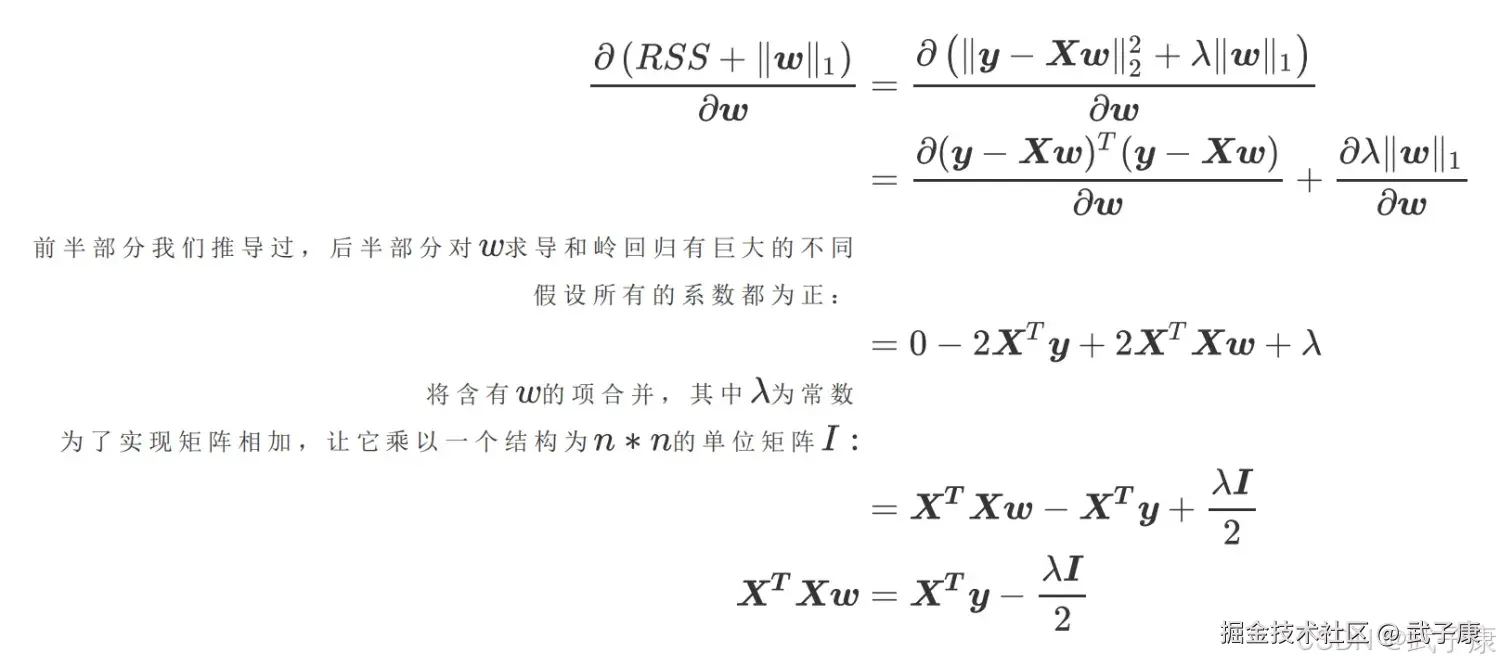 Lasso公式