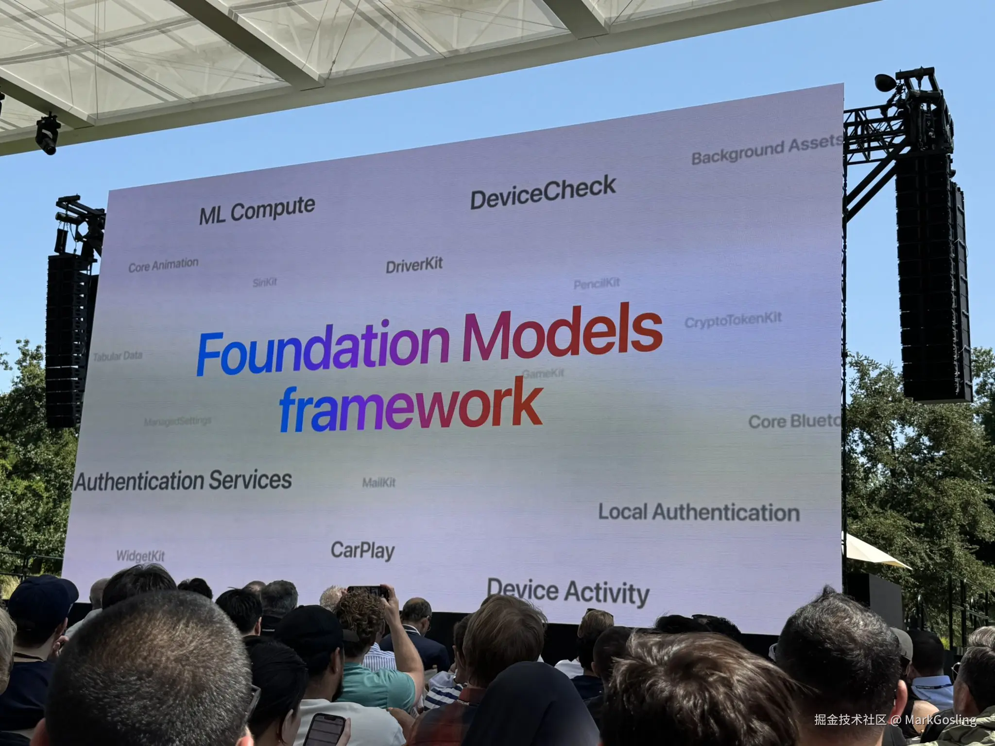 @PasqualeVitt Foundation models is just wow…. WWDC25.jpg