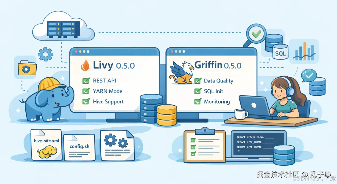 大数据-258 离线数仓 - Livy与Griffin编译安装指南：大数据环境配置实战