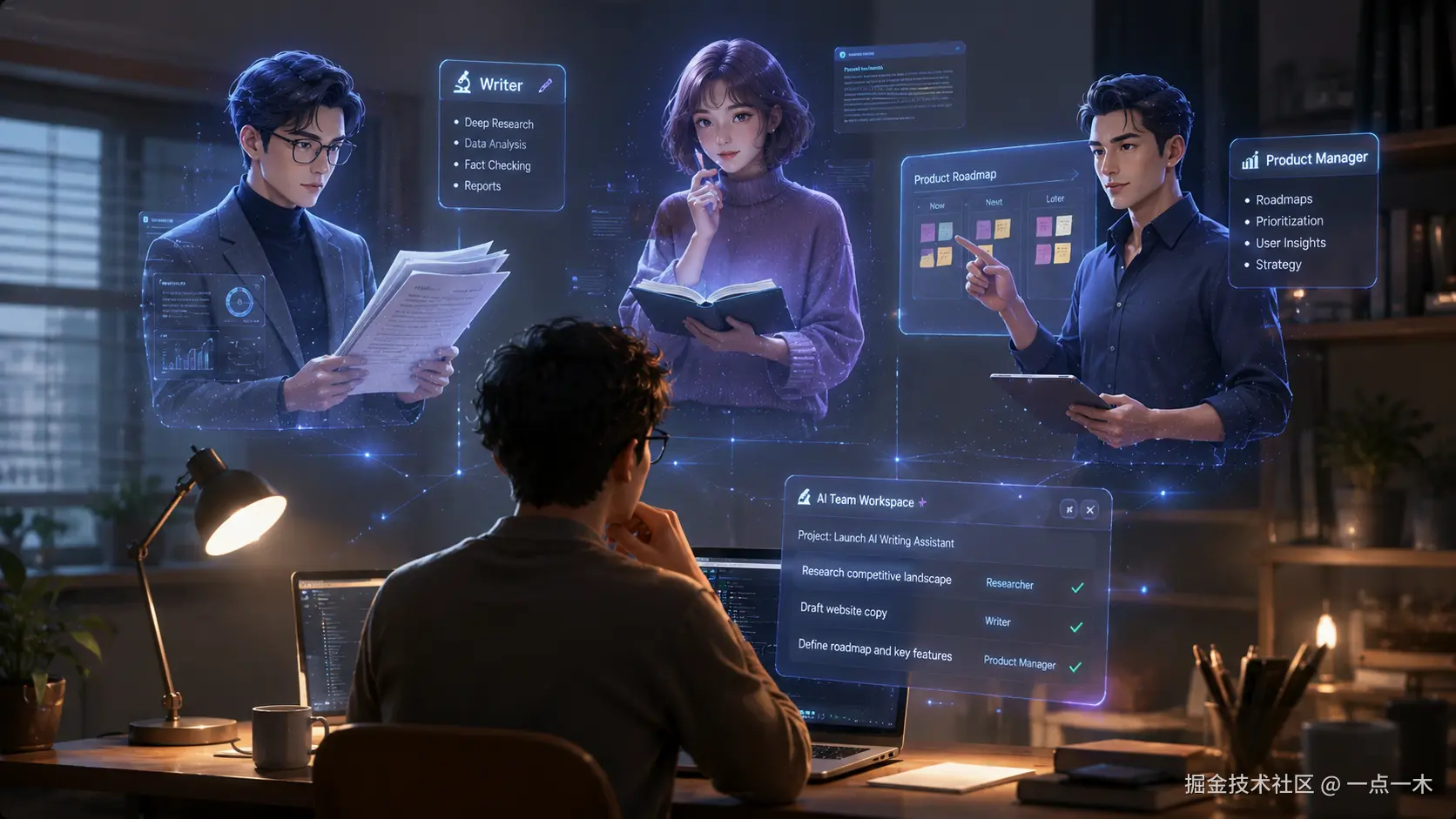three-distinct-AI-characters