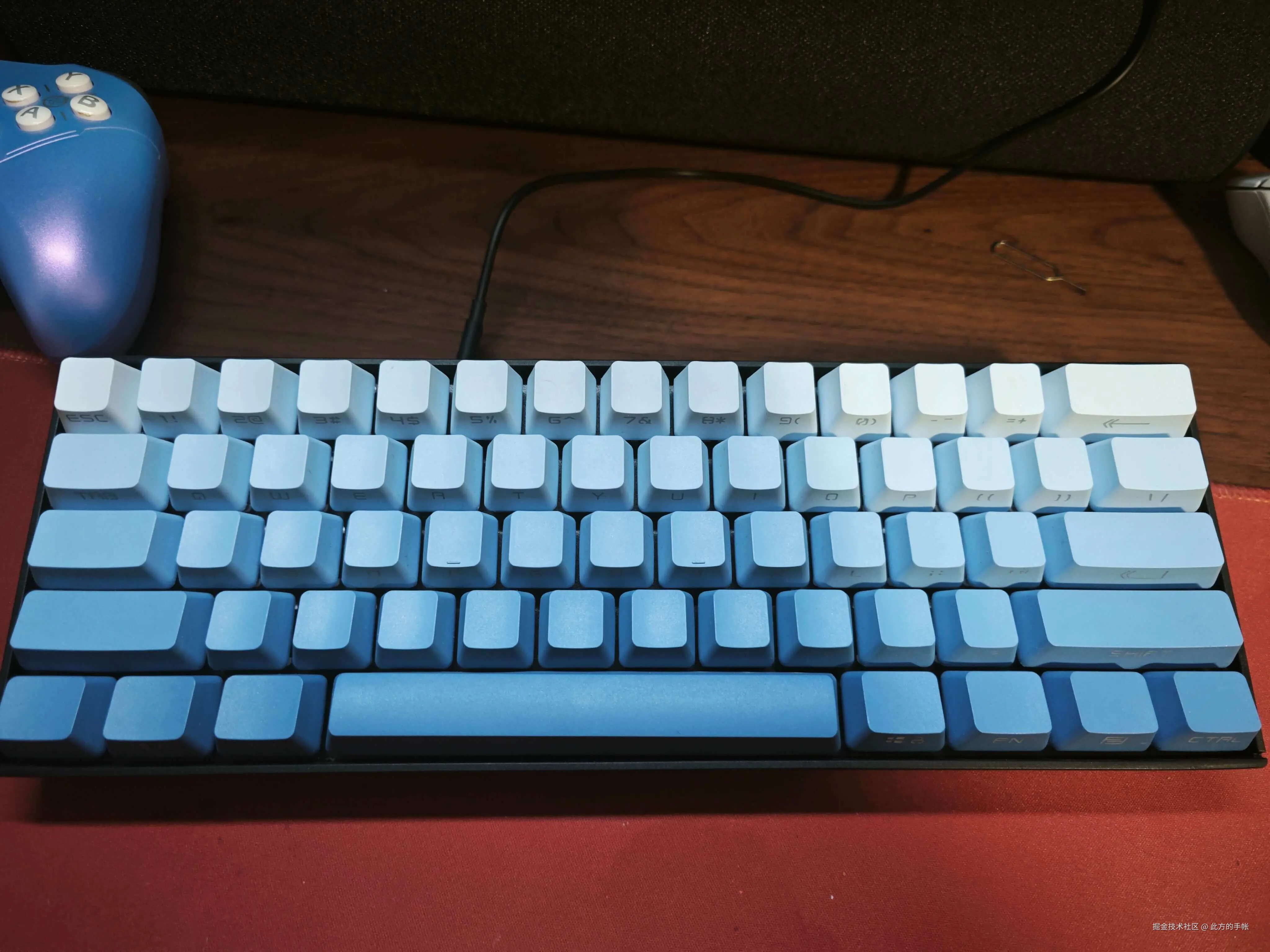 Keychron K12 pro 搭配渐变色